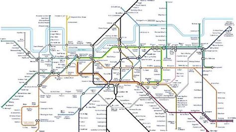 The South London-biased Tube Map