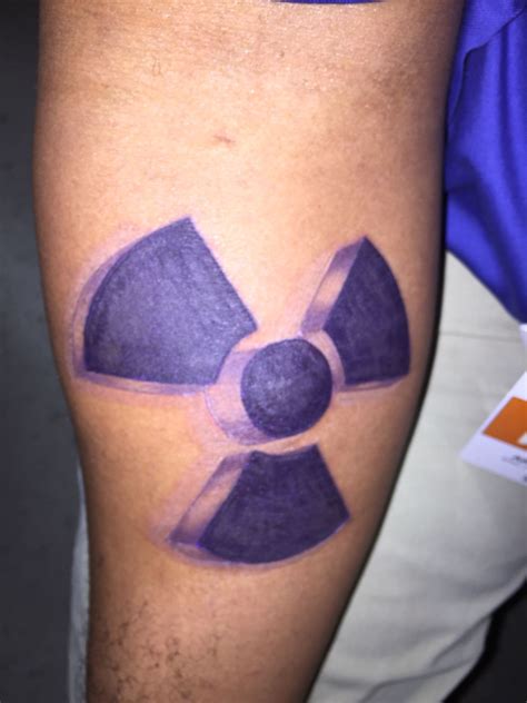 Nuclear Trefoil Tattoo