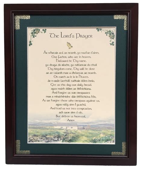 Home & Living :: Decor :: Art :: An Irishman's Philosophy - Matted Print Blessing