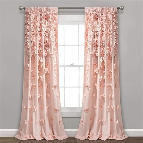 blush pink curtains