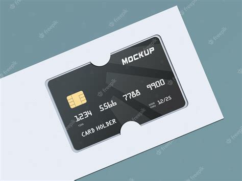 Premium PSD | Credit card mockup design