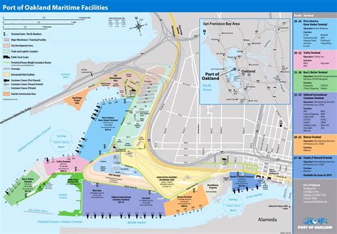 Port of Oakland Map - Ontheworldmap.com