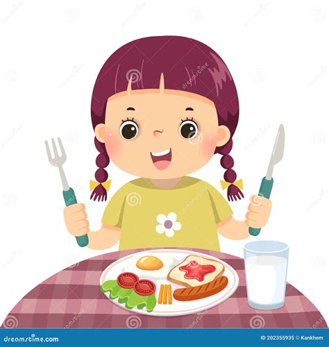 Cartoon Eating Breakfast Stock Illustrations – 13,991 Cartoon Eating Breakfast Stock ...