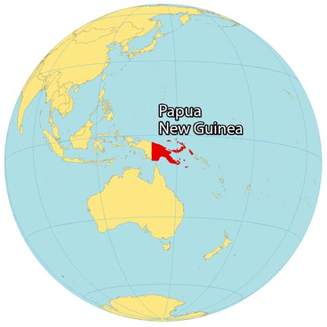 Papua New Guinea Map - GIS Geography