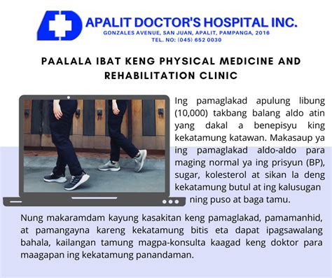 10,000 Steps Daily - Apalit Doctor's Hospital Inc.