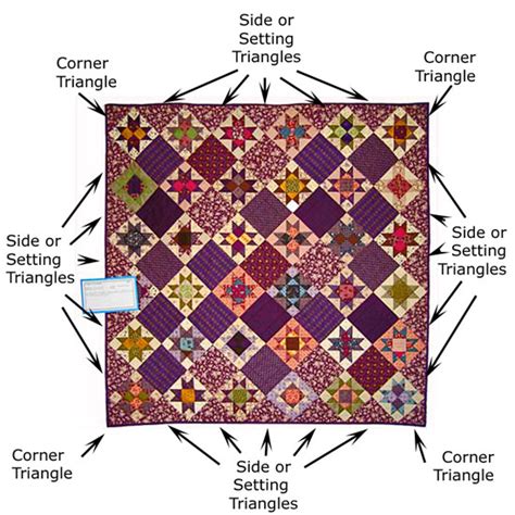 How to Cut Setting Triangles for On-Point Quilt Layouts