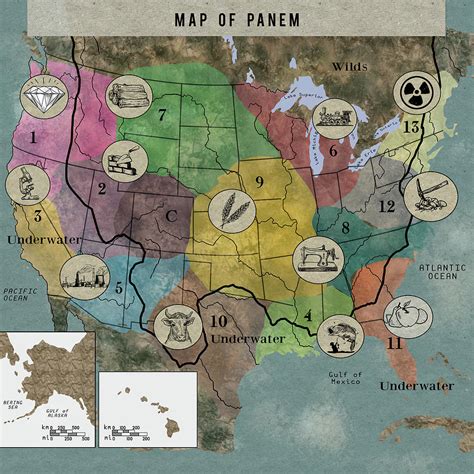 World Map Hunger Games - Best Map of Middle Earth