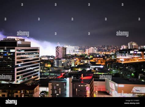 Fireworks smoke Brisbane Ekka night Stock Photo - Alamy