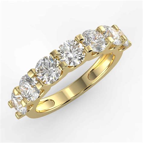 1 1/3ct 7-Stone Diamond Anniversary Ring - The Jewelry Exchange ...