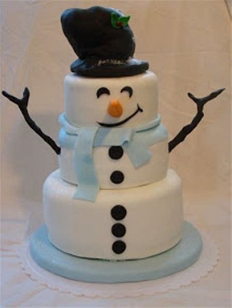 Pretty Snowman Cake Ideas for Christmas - Pretty Designs