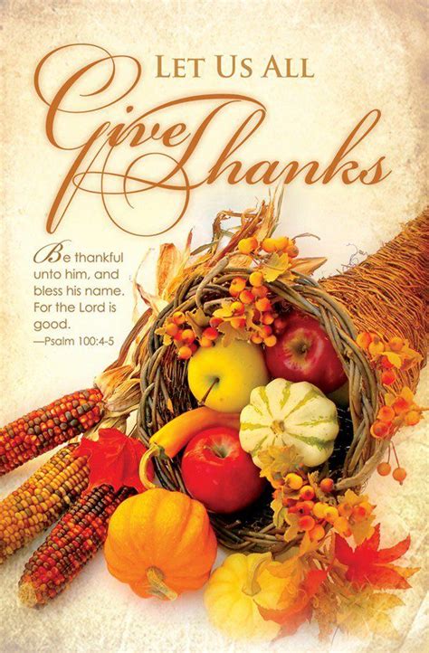 Psalm 100:4&5 | Thanksgiving wishes, Thanksgiving blessings ...