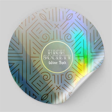 Holographic Circle Stickers | Fast Turnarounds | Stomp Stickers