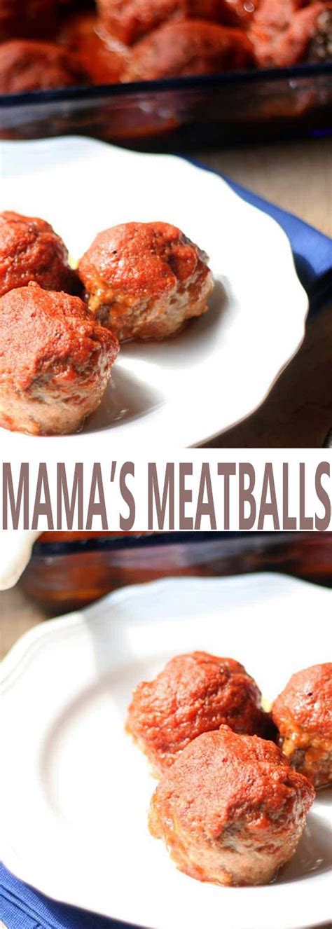 Mama's Meatballs- All She Cooks