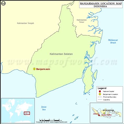 Where is Banjarmasin | Location of Banjarmasin in Indonesia Map