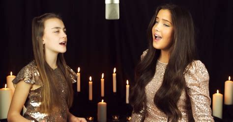 Two Sisters Sing Beautiful Cover Of 'O Holy Night'