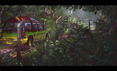 Dilophosaurus Paddock by Jaroslav Kosmina : r/JurassicPark