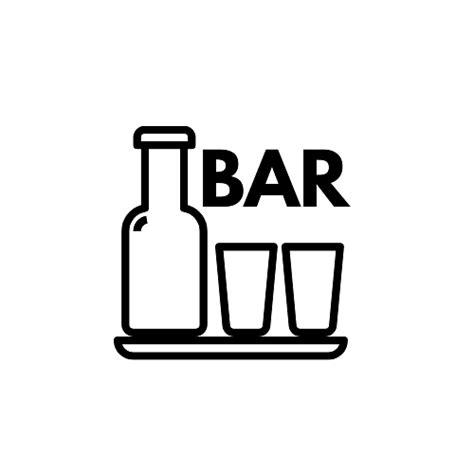 Bar Logo transparent PNG - StickPNG