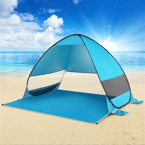 New Design Tenda Automatic 1-2 Persons Camping Foldable Hiking Beach Pop Up Open Anti Uv Awning ...