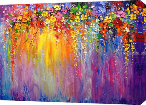 Symphony of flowers - Canvas Print | Olha Darchuk | Office Wall Art ...