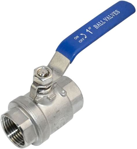 TJ Valve 1 Inch Full Port Ball Valve Stainless Steel 316 Heavy Duty fo