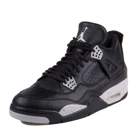 Nike Mens Air Jordan 4 Retro LS "Oreo" Black/Tech Grey 314254-003 Deal ...