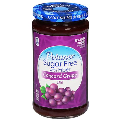 Polaner Jam, Concord Grape, Sugar Free With Fiber 13.5 Oz | Jams & Preserves | Holiday Market Canton