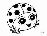 Cute Ladybugs Coloring Pages sketch template