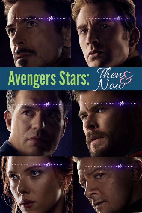 Avengers Stars: Then and Now | Avengers, New avengers movie, Avengers ...