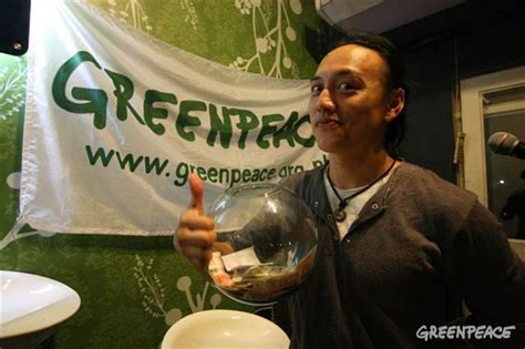 Greenpeace Philippines - Buhawi Meneses, bassist of bands Parokya ni Edgar...