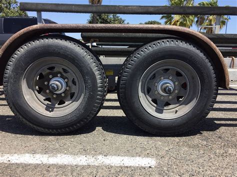 Trailer Wheels: 8 Lug, 16.5" with tires | Bloodydecks