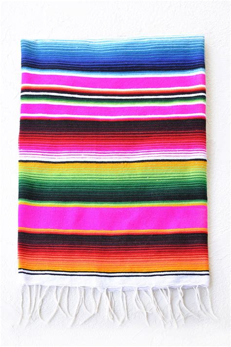 Serape Mexican Throw Blanket (More Colors) | Mexican throw blanket, Mexican throw, Throw blanket