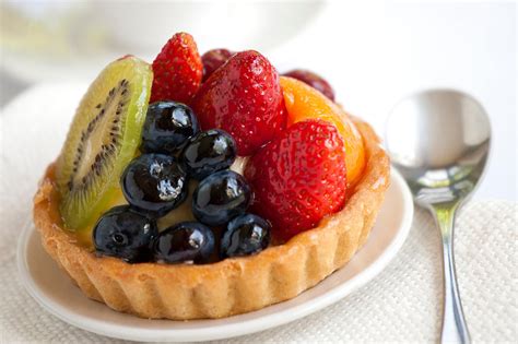 Fruit Tart Recipe with Pastry Cream Filling