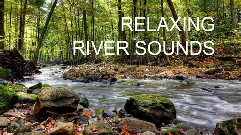 Relaxing River sounds - Soothing spring mountain river. Relaxing sounds ...