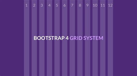 Bootstrap 4 Grid System - YouTube