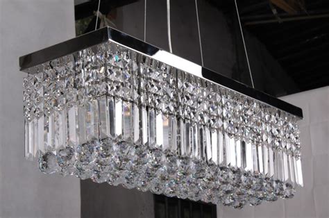 Rectangular Crystal Chandelier Lighting | Light Fixtures Design Ideas