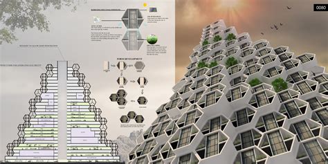 Honeycomb Refugee Skyscraper - eVolo | Architecture Magazine