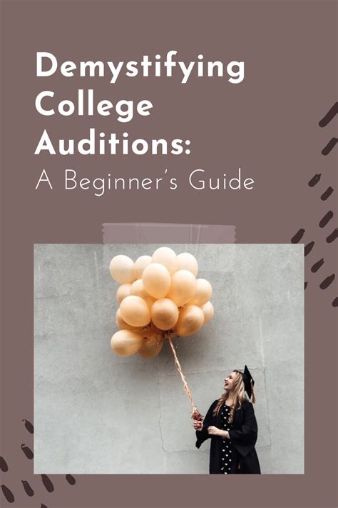 Demystifying College Auditions: A Beginner’s Guide - Actor Aesthetic