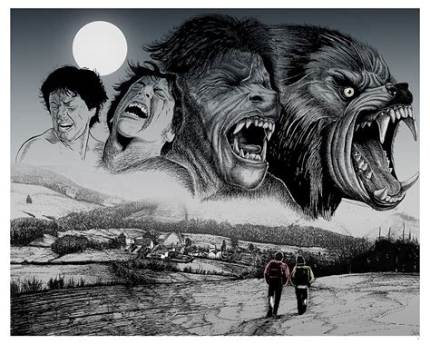 "Beware the Moon" by Mark Chilcott | American werewolf in london, Werewolf art, Werewolf