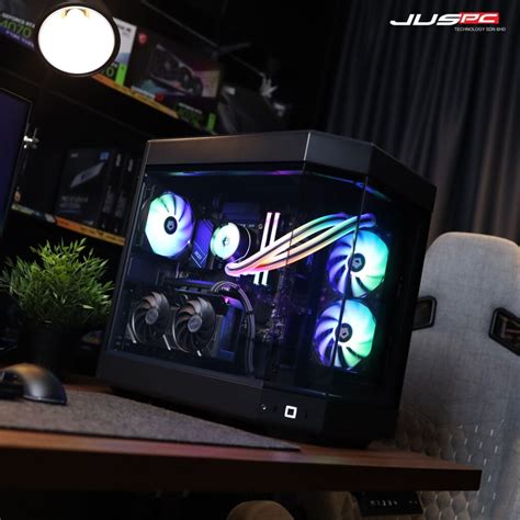 【HYTE Y60 Fish Tank Pc Build】 | JusPC