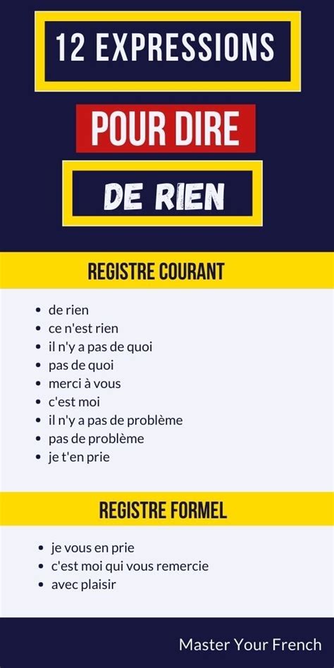 Les expressions pour dire « de rien » en français | ALF