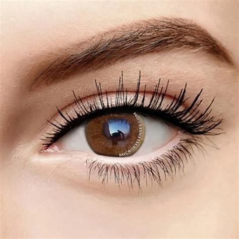 microeyelenses.com Sun Hazel Brown Natural Colored Contacts Lens #circlelenses # ...