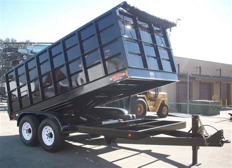 Print 7' Wide Heavy Duty Hydraulic Dump Trailers | Pac West Trailers