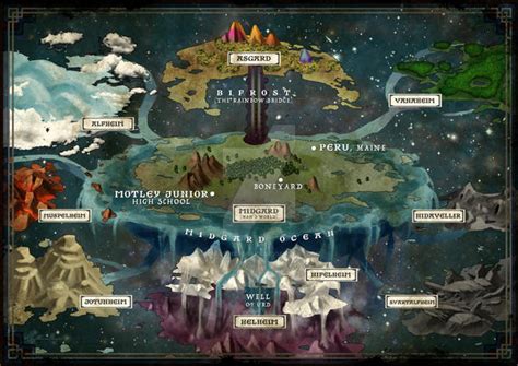 Asgard Map by RenflowerGrapx on DeviantArt