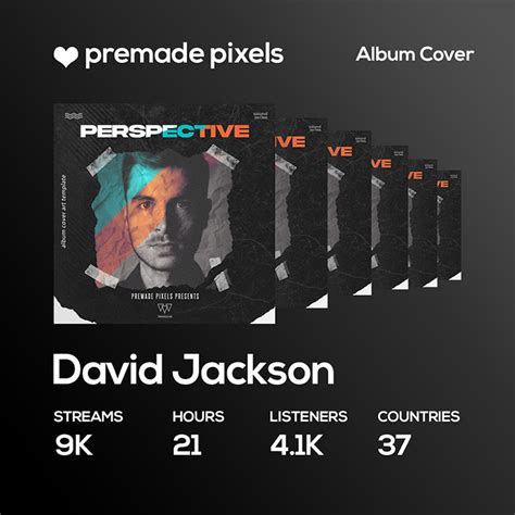 Perspective Album Cover - Photoshop PSD