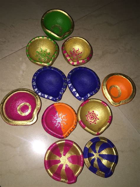 Diya decorations Diwali diya | Diya Painting | Pinterest | Diwali diya ...