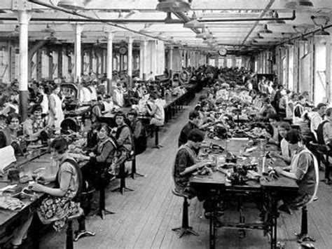 Stafford women hard at work in a shoe factory. Stafford Staffordshire England | History 1800s ...