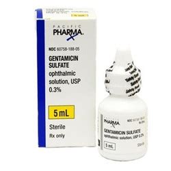 Gentamicin - Ophthalmic Antibiotics