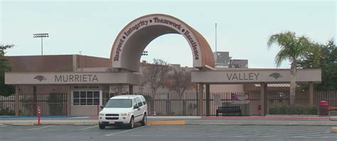 Murrieta Valley High School is closed Monday after an employee showed possible symptoms of the ...