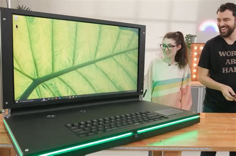 This 43-inch screen laptop defies portability, proving bigger is not always better - Yanko Design