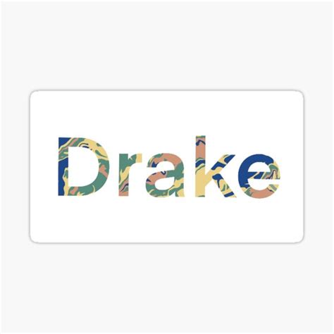 "Drake sticker" Sticker for Sale by stickerswitha | Redbubble